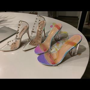 Fashion Nova New Clear Heels